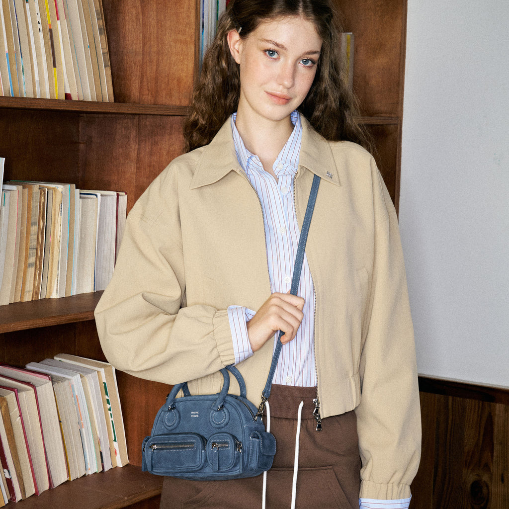 muva. BoBo Collection - Mini Multi-Pocket Biker Bag