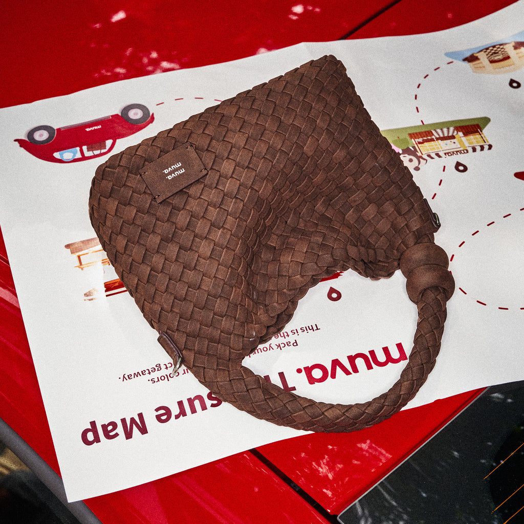 muva. Woven Collection - Mini Beaded Woven Bag