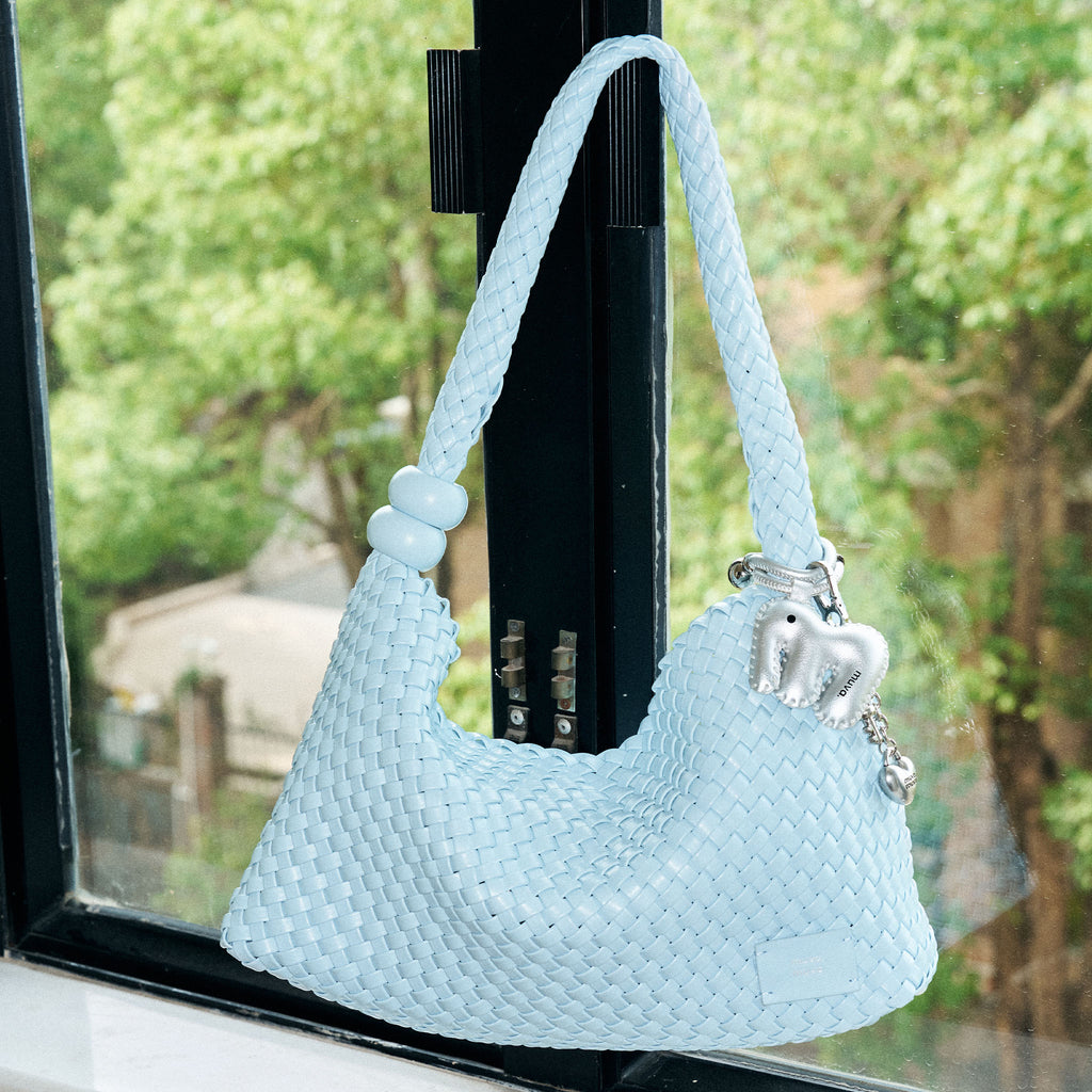 muva.Woven Collection - Beaded Woven Shoulder Bag