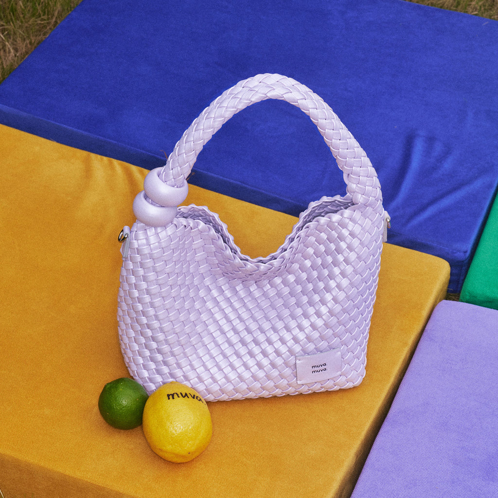 muva. Woven Collection - Mini Beaded Woven Bag